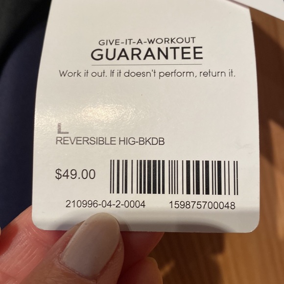 Athleta reversible swim bikini size L - Picture 3 of 4